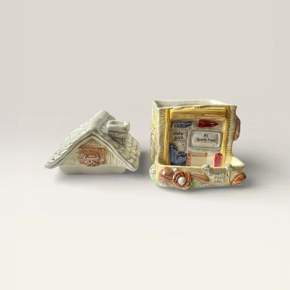 Ceramic Sports Fan House Figurine - Picture 5 of 5